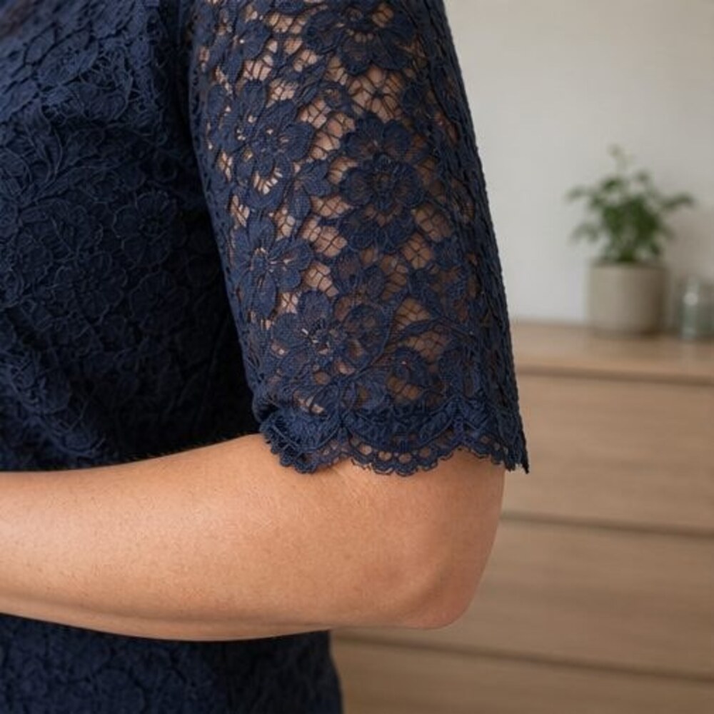 Ivory Button Blouse - Picture 5 of 6